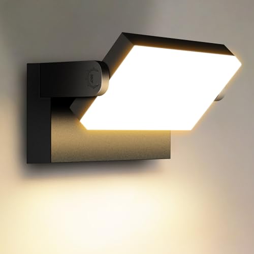 Kingwen 40W LED Apliques Pared Interior Exterior 360°Rotación Lámpara de...