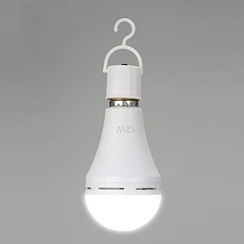 Lixada Bombilla recargable LED,Farol de Acampada, Emergencia Luz portátil para...