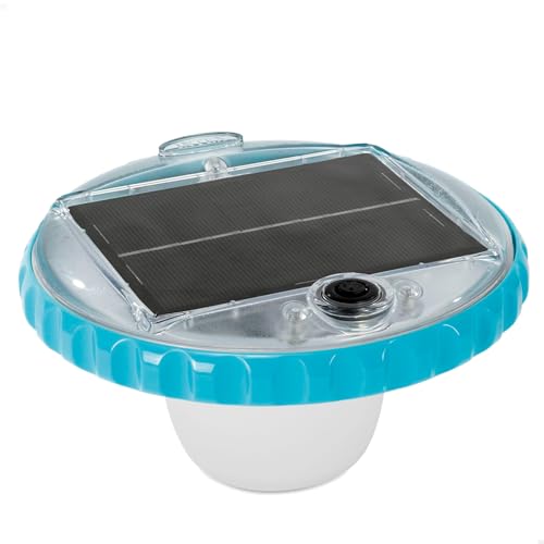 Intex 28695 - Luz LED flotante de carga solar para piscinas