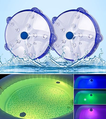 DeeprBlu Luces de Baño para Spa, Luz Flotante para Bañera de Hidromasaje,...